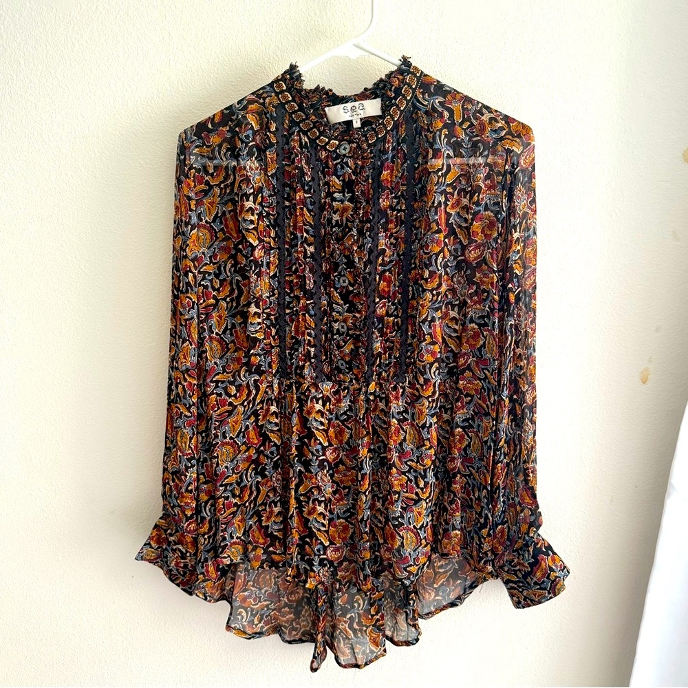Sea New York Multicolor Floral Blouse